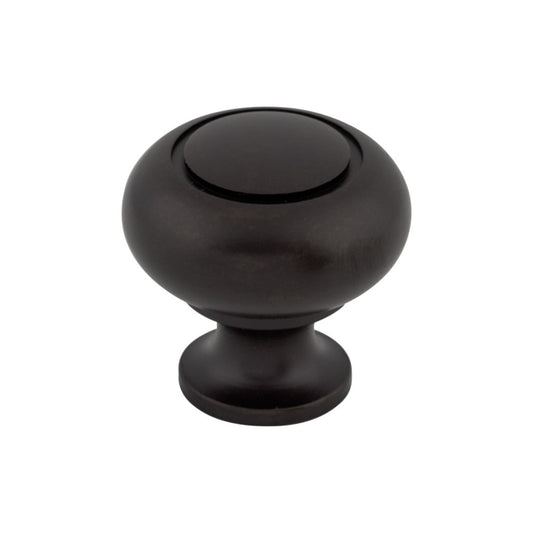 TOP KNOBS M599 Ring 1 1/4" Diameter Round Knob - Patina Black