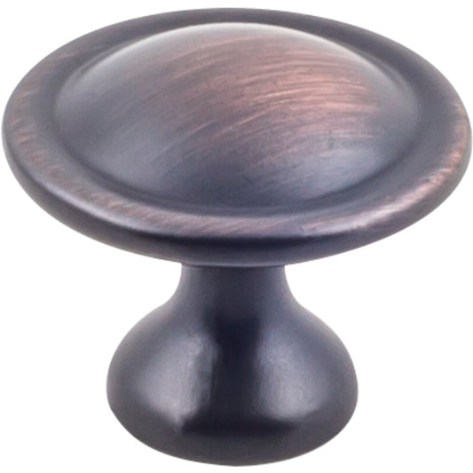 KASAWARE K413BORB-10 1-1/8" Diameter Mushroom Knob - Brushed Oil Rubbed Bronze