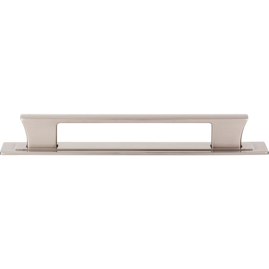 ATLAS A6004-BRN Zander 6 5/16" Center to Center Bar Pull - Brushed Nickel