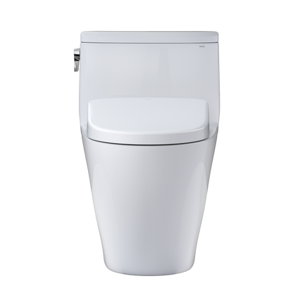 TOTO MW6424726CEFG#01 Washlet+ Nexus One-Piece Elongated 1.28 Gpf Toilet With S7 Contemporary Bidet Seat - Cotton White