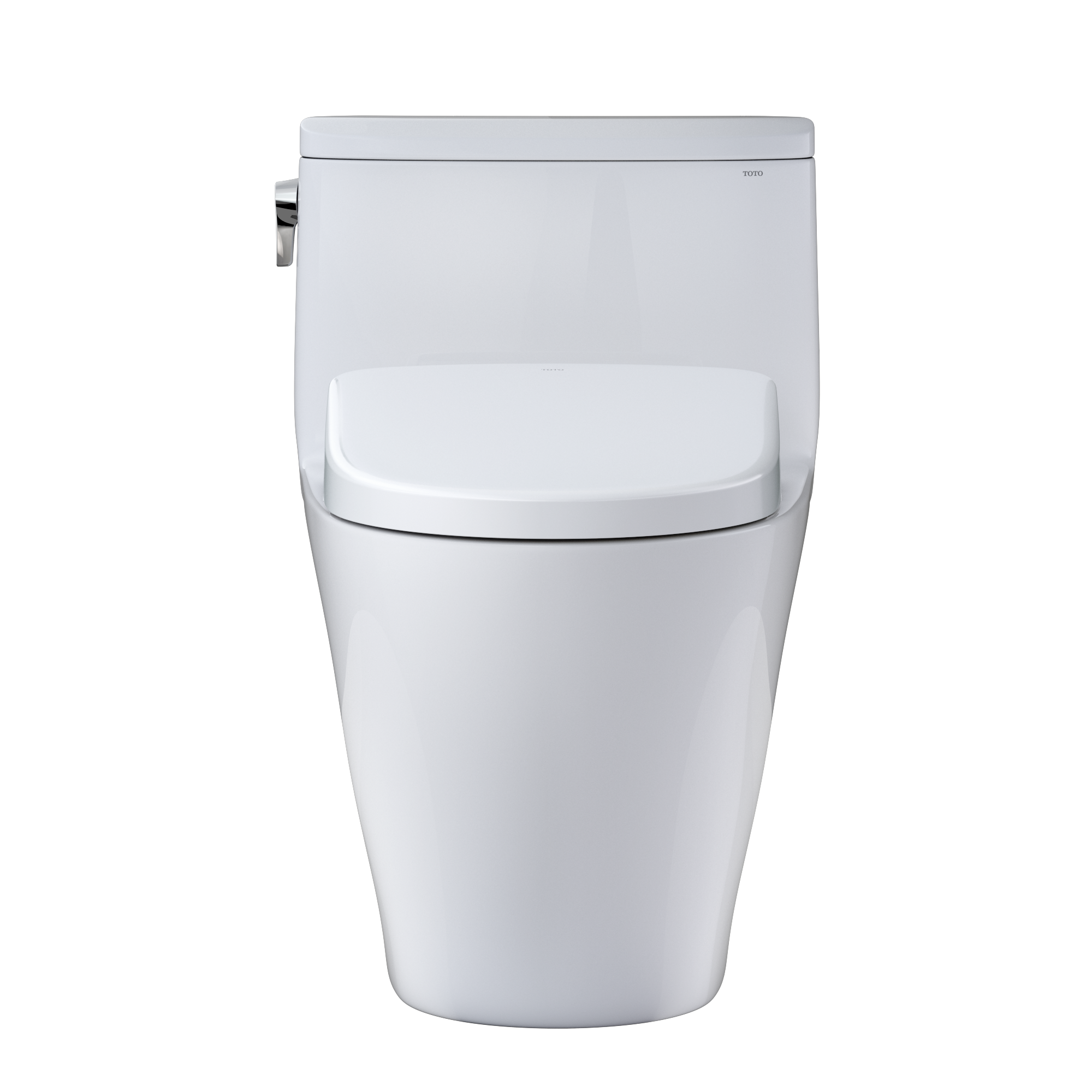 TOTO MW6424736CEFG#01 Washlet+ Nexus One-Piece Elongated 1.28 Gpf Toilet With S7A Contemporary Bidet Seat - Cotton White