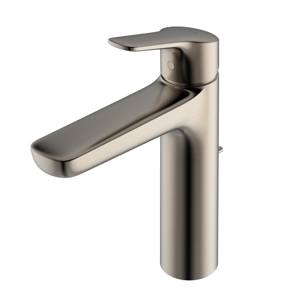 TOTO TLG03303U#BN Gs Series 1.2 Gpm Single Handle Bathroom Faucet For Semi-Vessel Sink With Comfort Glide Technology And Drain Assembly - Brushed Nickel