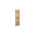 AXOR 49701141 Citterio C Thermostatic Module Trim 15" x 5" for 2 Functions- Cubic Cut - Brushed Bronze
