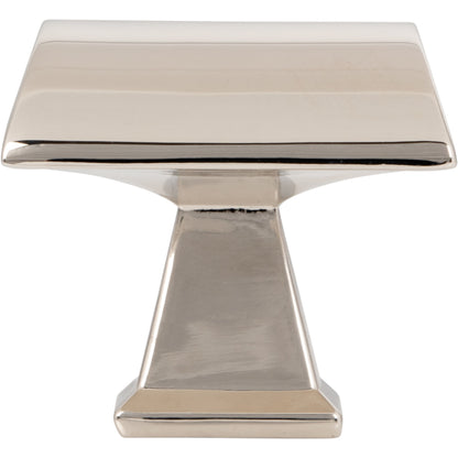 JEFFREY ALEXANDER 944NI Roman 1-1/4" Length Square Knob - Polished Nickel