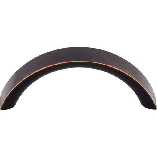 TOP KNOBS M1734 Crescent 3" Center to Center Bar Pull , Tuscan Bronze