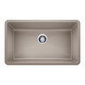 BLANCO 441297 Precis Precis SILGRANIT 32" Super Single Undermount Kitchen Sink - Truffle in Truffle