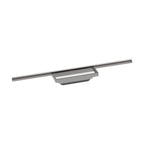 HANSGROHE 56219001 RainDrain Minimalistic Complete Set 2", 27 5/8" Trim and Installation Set - Brushed Stainless Steel