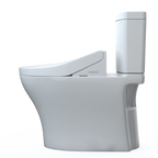 TOTO MW4463084CEMGN#01 Totowashlet+  Aquia Iv Two-Piece Elongated Dual Flush 1.28 And 0.9 Gpf Toilet And Washlet C5 Bidet Seat - Cotton White