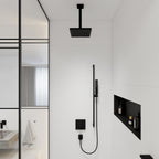 HANSGROHE 24339671 Pulsify E Extension Pipe for Ceiling Mount E, 12" - Matte Black