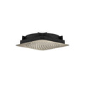 AXOR 28795821 Citterio C Showerhead 270 Square 1-Jet Flush Ceiling, 2.5 GPM - Brushed Nickel