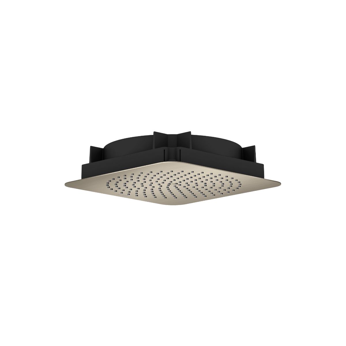 AXOR 28795821 Citterio C Showerhead 270 Square 1-Jet Flush Ceiling, 2.5 GPM - Brushed Nickel