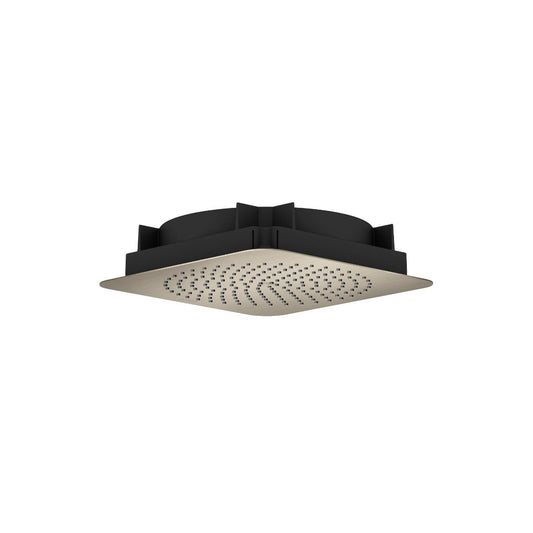 AXOR 28795821 Citterio C Showerhead 270 Square 1-Jet Flush Ceiling, 2.5 GPM - Brushed Nickel