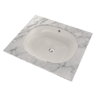 TOTO LT483G#11 Maris 17-5/8" X 14-9/16" Oval Undermount Bathroom Sink With Cefiontect - Colonial White