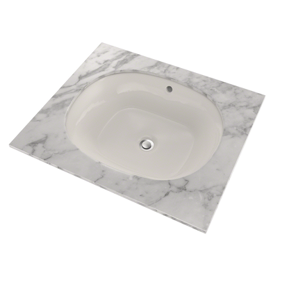TOTO LT483G#11 Maris 17-5/8" X 14-9/16" Oval Undermount Bathroom Sink With Cefiontect - Colonial White
