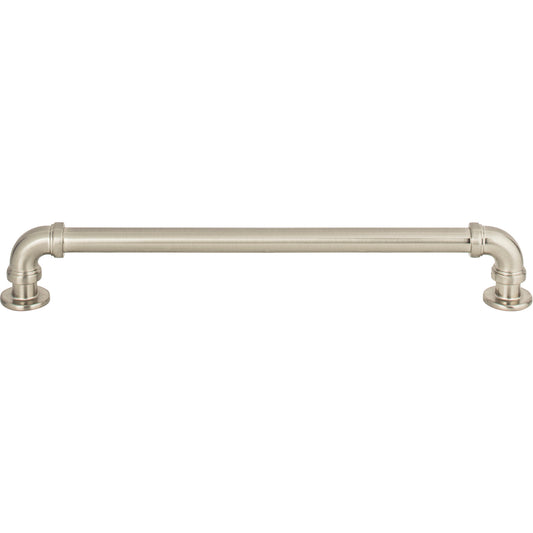 ATLAS 369-BRN Steam Punk 7 9/16" Center to Center Bar Pull , Brushed Nickel