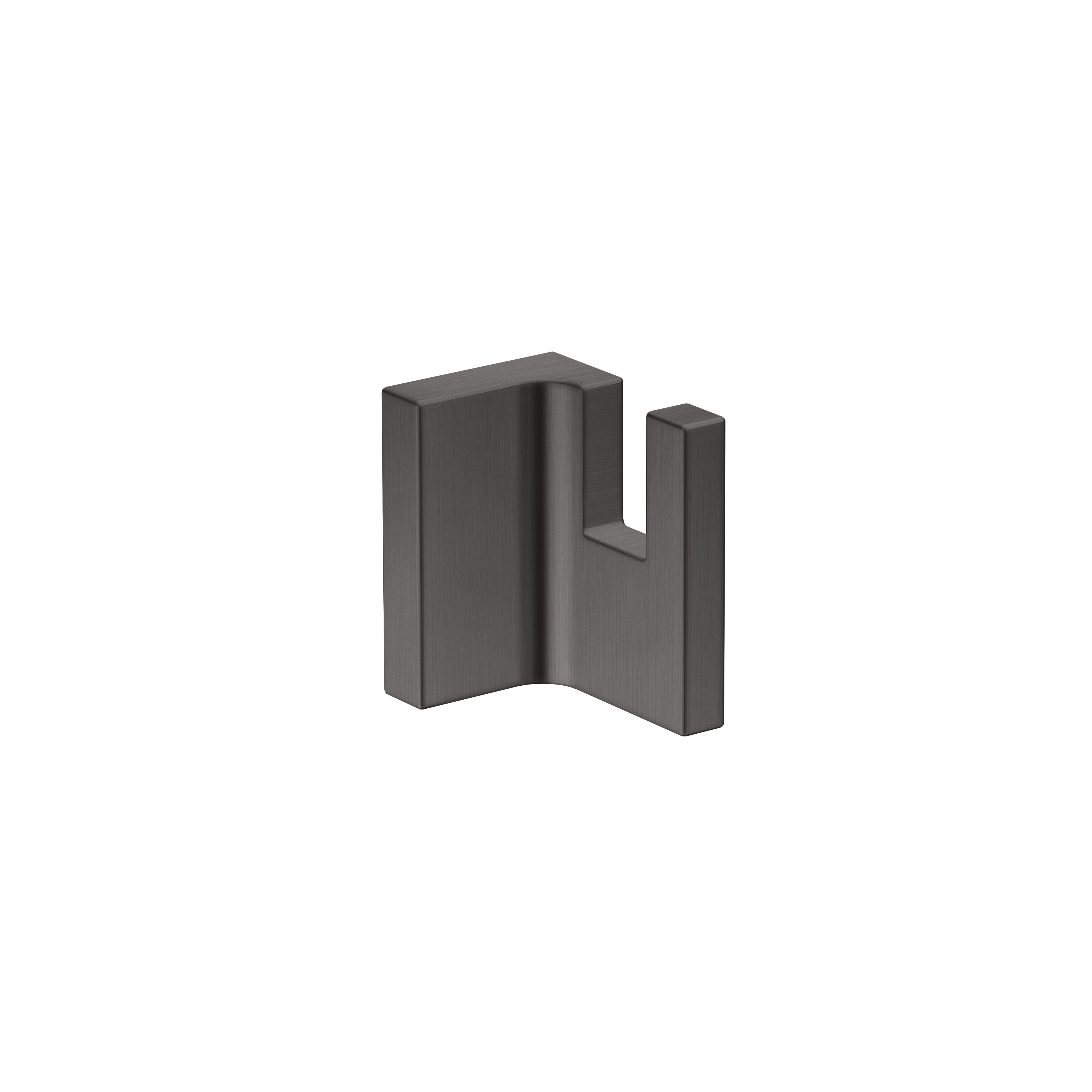 AXOR 42611340 Universal Rectangular Towel Hook - Brushed Black Chrome