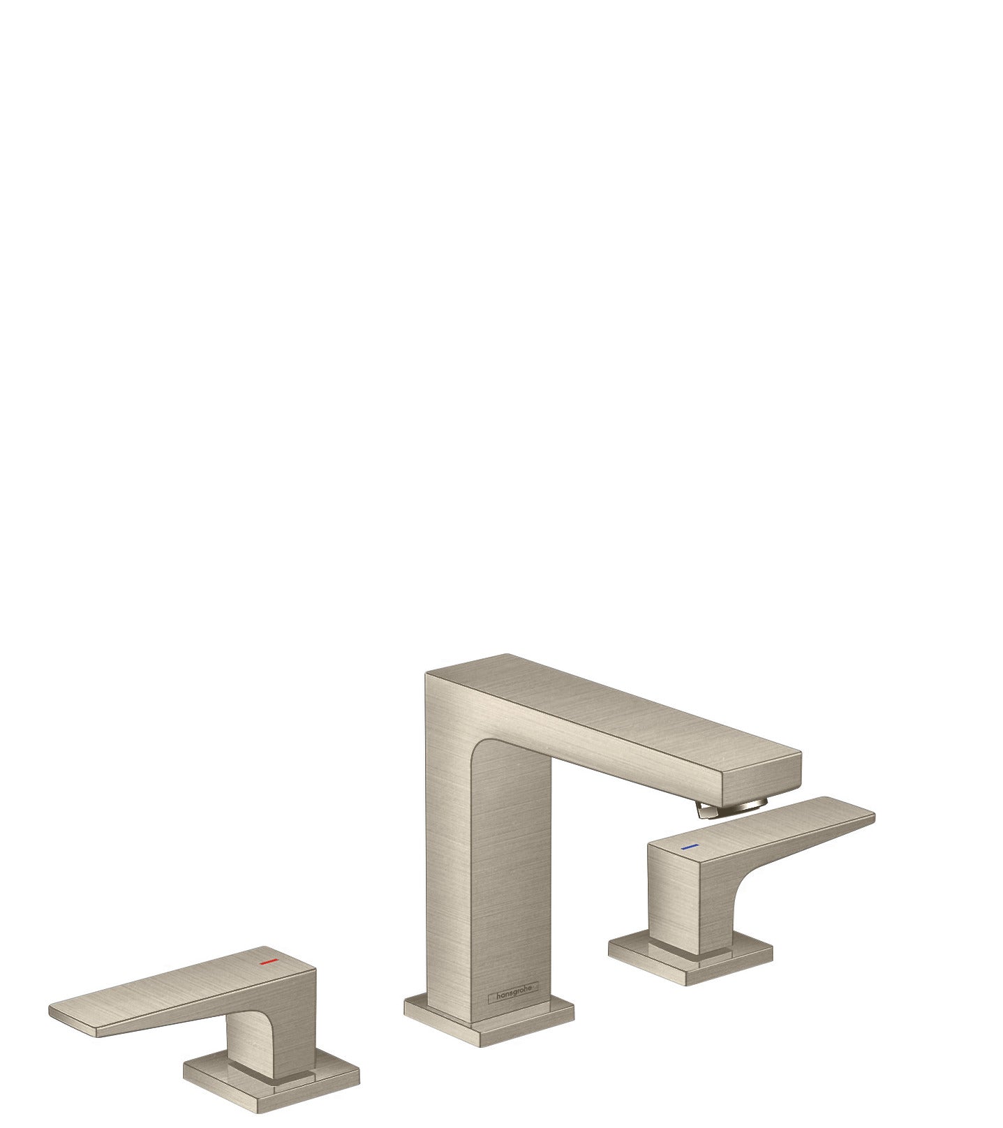 HANSGROHE 32518821 Metropol Widespread Faucet 110 with Lever Handles, 1.2 GPM - Brushed Nickel