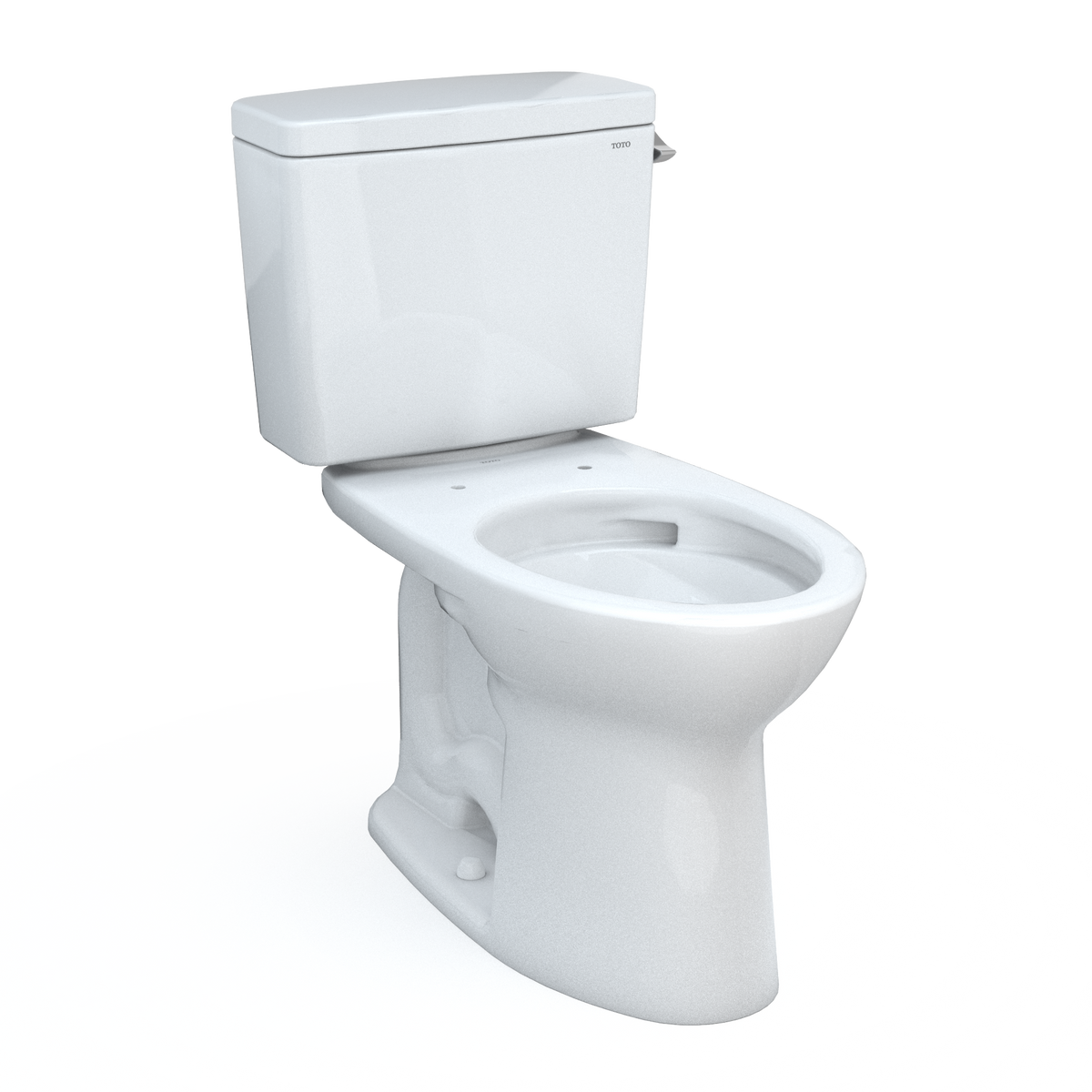 TOTO CST776CERG#01 Drake Two-Piece Elongated 1.28 Gpf Tornado Flush Toilet With Cefiontect And Right-Hand Trip Lever - Cotton White