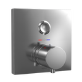 TOTO TBV02405U#CP Square Thermostatic Mixing Valve With One-Function Shower Trim - Polished Chrome