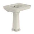 TOTO LPT530N#12 Promenade 27-1/2" X 22-1/4" Rectangular Pedestal Bathroom Sink For Single Hole Faucets - Sedona Beige