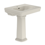 TOTO LPT530N#12 Promenade 27-1/2" X 22-1/4" Rectangular Pedestal Bathroom Sink For Single Hole Faucets - Sedona Beige