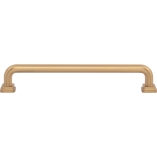 ATLAS A6025-WB Kimberton 6 5/16" Center to Center Bar Pull - Warm Brass