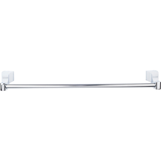 TOP KNOBS AQ6PC Aqua Single 19 1/4" Wall Mounted Towel Bar - Polished Chrome