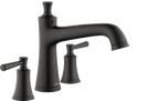 HANSGROHE 04776670 Joleena 3-Hole Roman Tub Set Trim - Matte Black