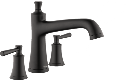 HANSGROHE 04776670 Joleena 3-Hole Roman Tub Set Trim - Matte Black
