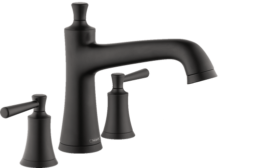 HANSGROHE 04776670 Joleena 3-Hole Roman Tub Set Trim - Matte Black