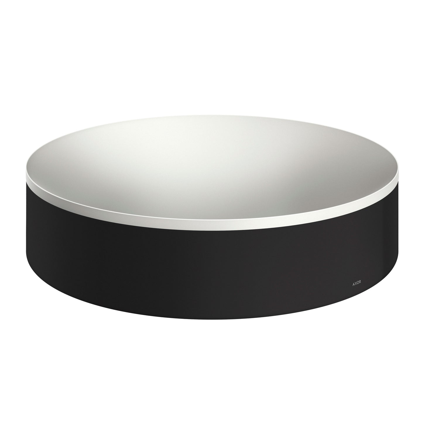 AXOR Suite Sinks  Round Sink without Overflow, 15 3/4" in Matte Black