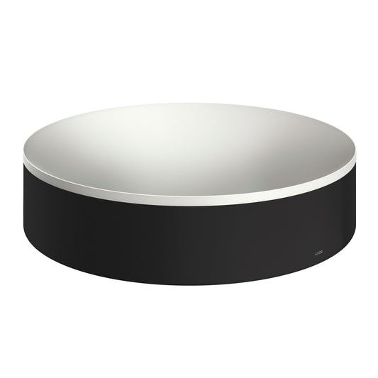 AXOR Suite Sinks  Round Sink without Overflow, 15 3/4" in Matte Black