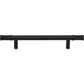 TOP KNOBS TK3233BLK Burnham 5 1/16" Center to Center Bar Pull - Flat Black