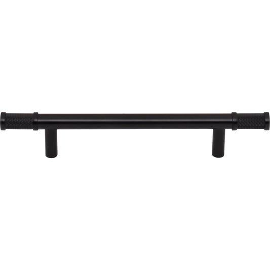 TOP KNOBS TK3233BLK Burnham 5 1/16" Center to Center Bar Pull - Flat Black