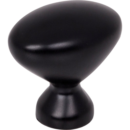 ELEMENTS 897L-MB Merryville 1-1/4" Length Oval Knob - Matte Black