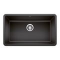 BLANCO 442534 Precis Precis SILGRANIT 30" Single Bowl Undermount Kitchen Sink - Anthracite in Anthracite