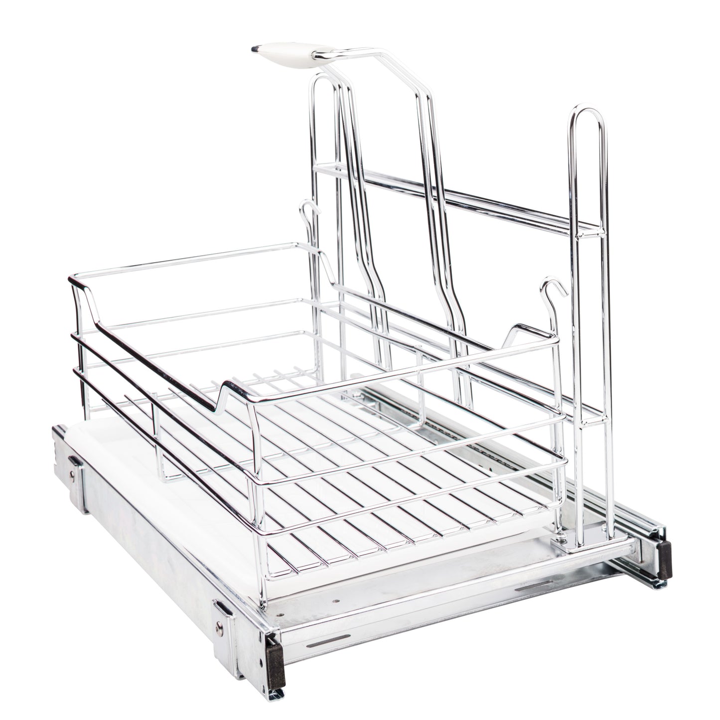 HARDWARE RESOURCES SCPO2-R Cleaning Supply Caddy Pullout - Chrome