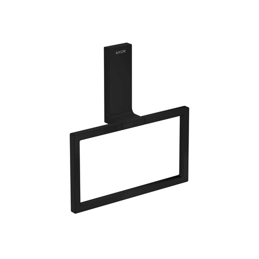 AXOR Universal Rectangular  Towel Ring in Matte Black