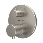 TOTO TBV01407U#BN Round Thermostatic Mixing Valve With Volume Control Shower Trim - Brushed Nickel