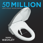 TOTO SW4049T60#01 Sx Washlet+ Ready Electronic Bidet Toilet Seat With  Premist - Cotton White