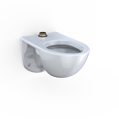 TOTO CT728CU#01 Tornado Flush Commercial Flushometer Wall-Mounted Toilet - Cotton White
