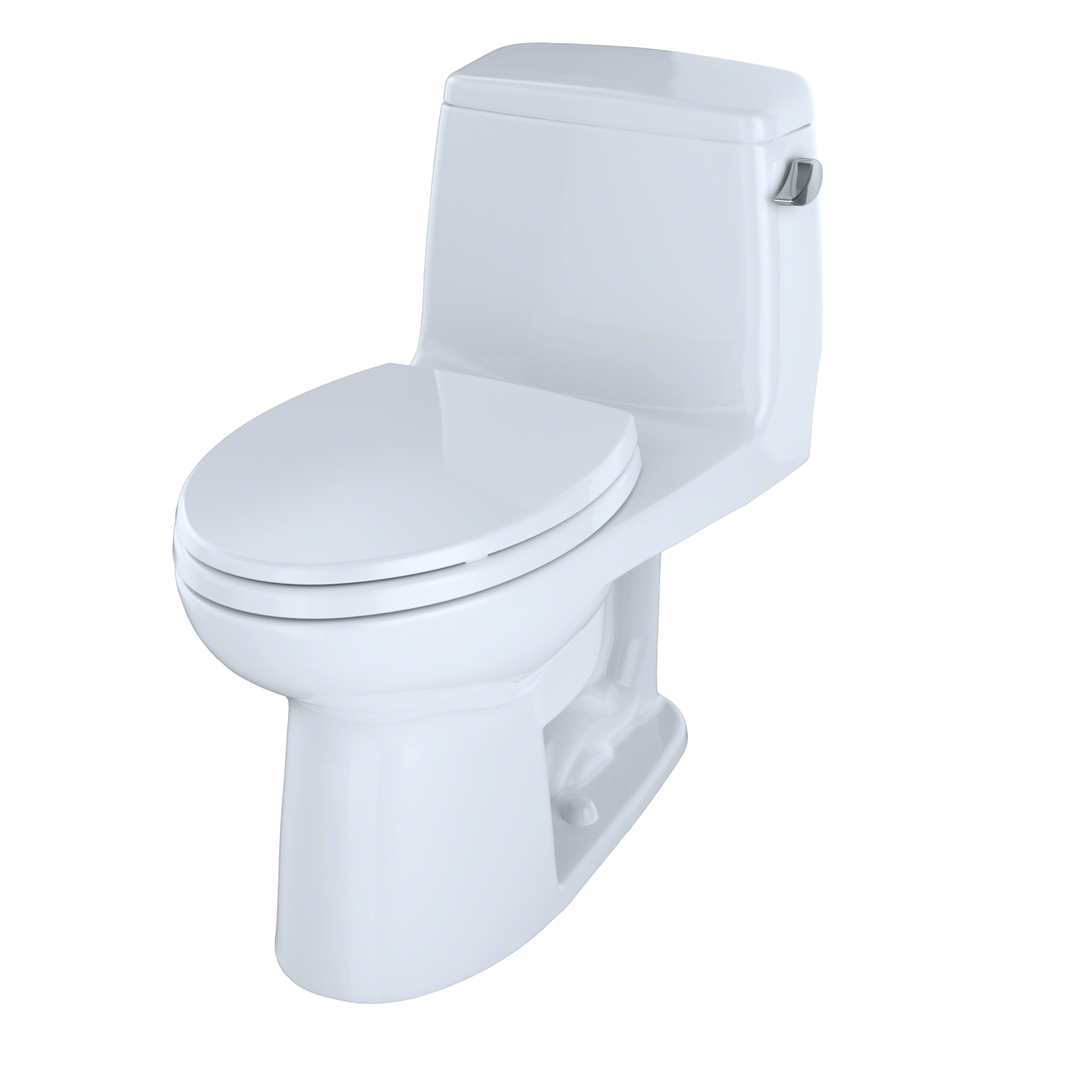 TOTO MS854114SLR#01 Ultramax One-Piece Elongated 1.6 Gpf Ada Compliant Toilet With Right-Hand Trip Lever - Cotton White