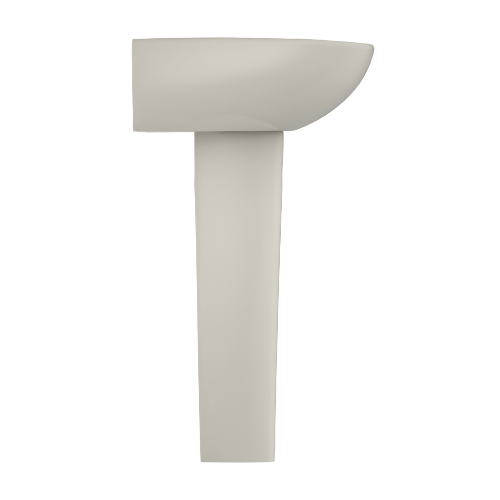 TOTO LPT241G#12 Supreme Oval Basin Pedestal Bathroom Sink With Cefiontect For Single Hole Faucets - Sedona Beige