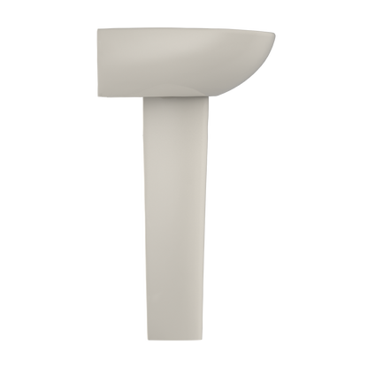 TOTO LPT241.8G#12 Supreme Oval Basin Pedestal Bathroom Sink With Cefiontect For 8 Inch Center Faucets - Sedona Beige