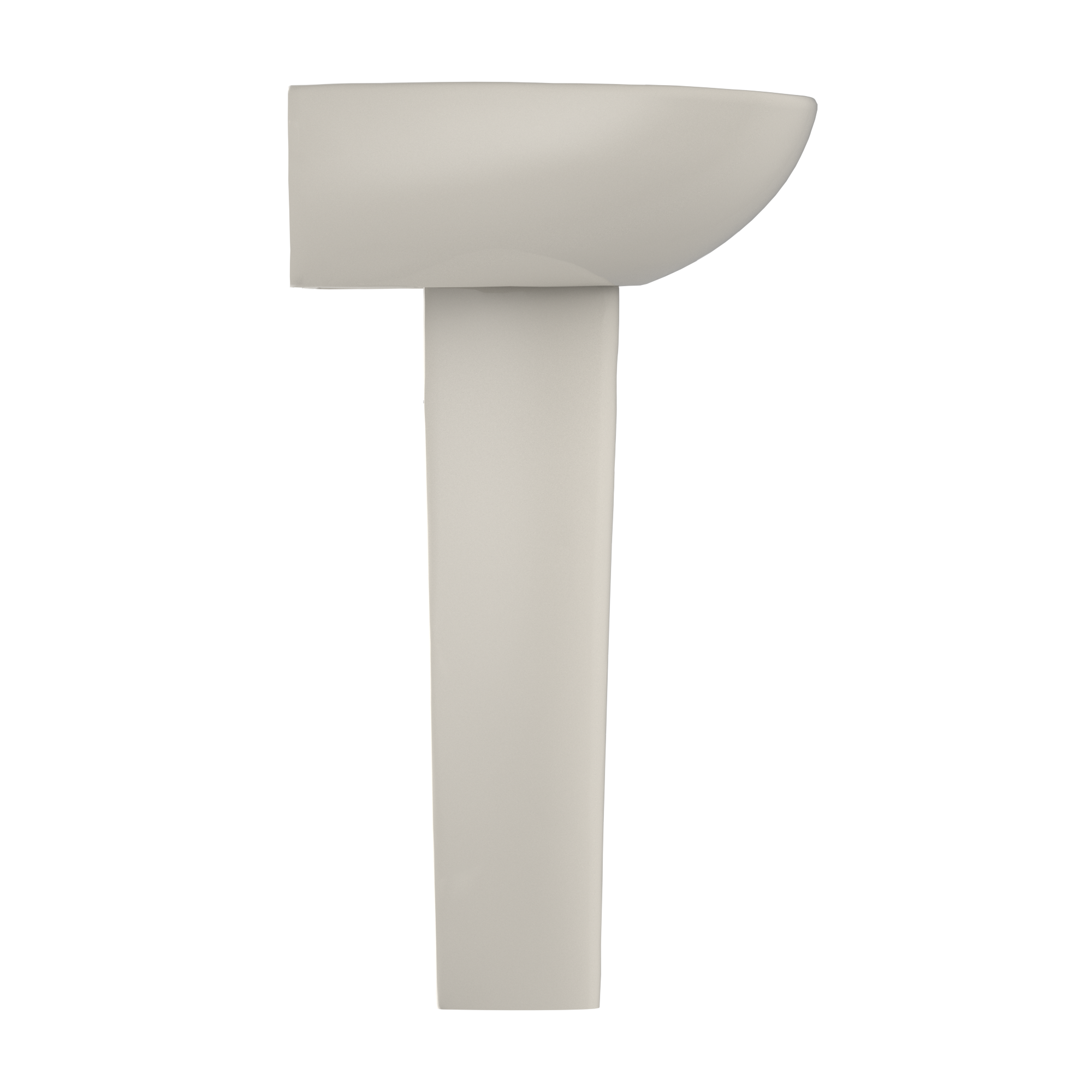 TOTO LPT241.4G#12 Supreme Oval Basin Pedestal Bathroom Sink With Cefiontect For 4 Inch Center Faucets - Sedona Beige