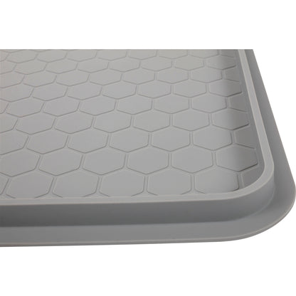 HARDWARE RESOURCES USM-G Under Sink Silicone Mat for 36" Sink Base Cabinets - Grey