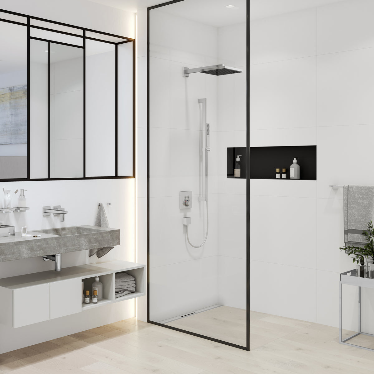 HANSGROHE 24337001 Pulsify E Showerarm E,15" - Chrome
