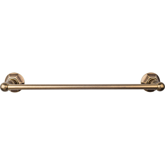 TOP KNOBS ED6GBZB TOP BATH (R) Edwardian Bath Single 20 1/2" Wall Mounted Towel Bar - German Bronze