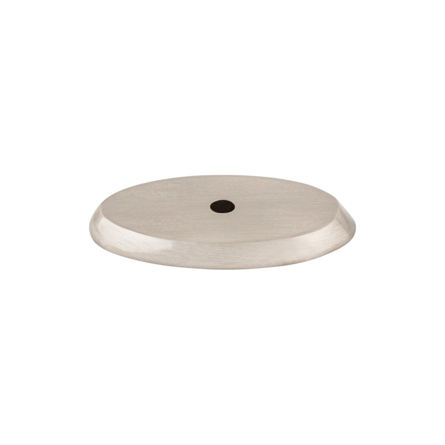 TOP KNOBS M2014 Aspen II Oval Knob Backplate - Brushed Satin Nickel