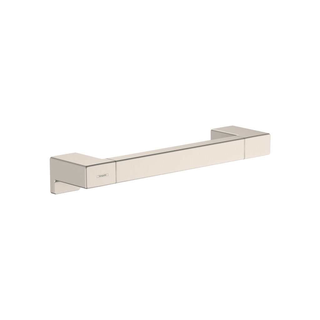 HANSGROHE 41744820 AddStoris Towel Bar, 12" - Brushed Nickel